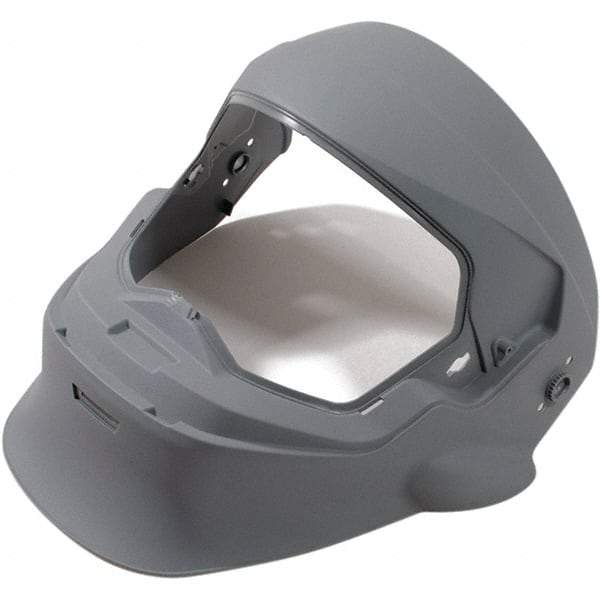 RPB - One Size Fits All, PAPR Compatible Face Shield with None - Super Tough Flame Retardant Nylon, Gray, Compatible with RPB Z4 - Apex Tool & Supply