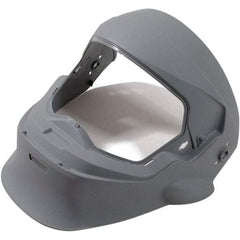 RPB - One Size Fits All, PAPR Compatible Face Shield with None - Super Tough Flame Retardant Nylon, Gray, Compatible with RPB Z4 - Apex Tool & Supply