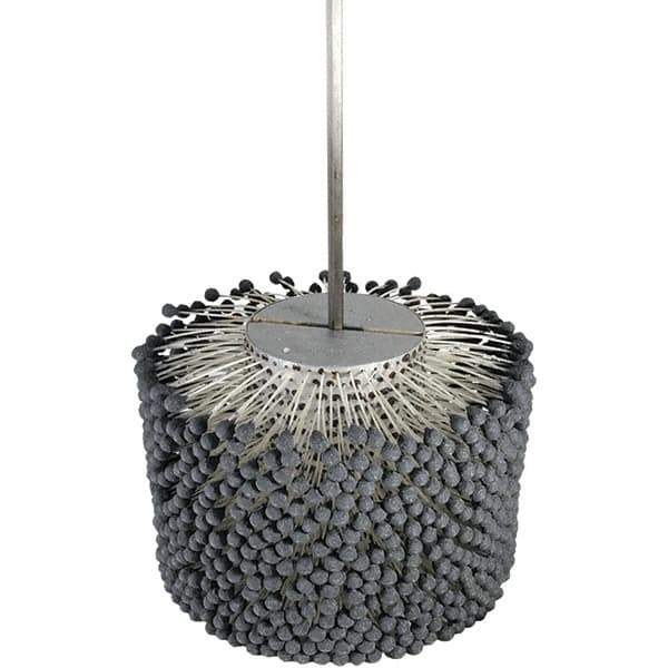 Brush Research Mfg. - 11" Bore Diam, 240 Grit, Boron Carbide Flexible Hone - Medium, 9" OAL - Apex Tool & Supply