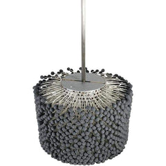 Brush Research Mfg. - 9" Bore Diam, 80 Grit, Aluminum Oxide Flexible Hone - Coarse, 8" OAL - Apex Tool & Supply