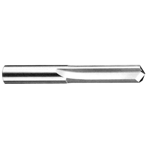‎#7 Dia. × 0.201″ Shank × 1-3/16″ Flute Length × 2-1/4″ OAL, 3xD, 140°, TA, 2 Flute, External, Round Solid Carbide Drill - Exact Industrial Supply
