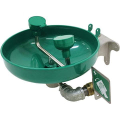 Haws - 15" Wide, Wall Mount, Plastic Bowl, Eyewash Station - 5 GPM Flow Rate - Apex Tool & Supply