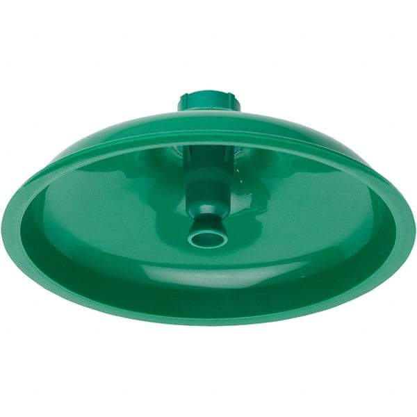 Haws - 11" Long x 11" Wide x 4" High, Plastic Plumbed Wash Station Showerhead - Green Matting - Apex Tool & Supply