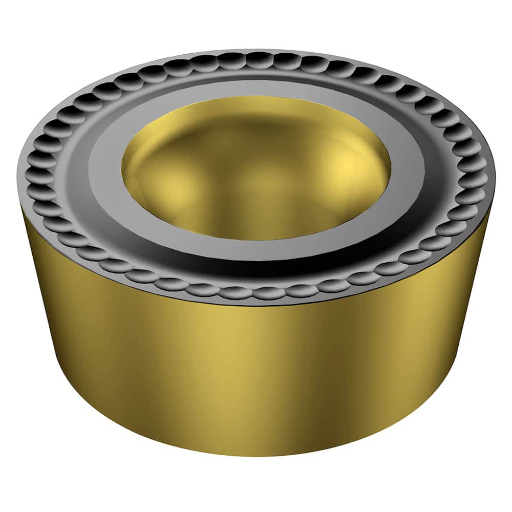 Turning Insert:  RCMT 09 T3 00-M0 4425,  Solid Carbide TiCN, Al2O3 & TiN Finish,  Neutral,  0.1875″ Corner Radius,  N/A Series  RCMT-M0 (INCH)