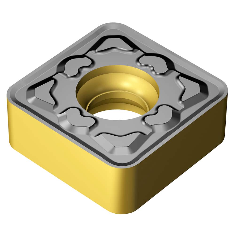Turning Insert:  SNMU 12 04 16-KM 4425, TiCN, Al2O3 & TiN Finish,  Neutral,  0.0625″ Corner Radius,  N/A Series  SNMU-KM
