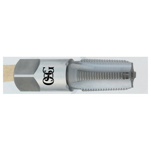 ‎1/8-27 (Lg. Shk.) NPT 4Fl HSS Tap-TiCN - Exact Industrial Supply