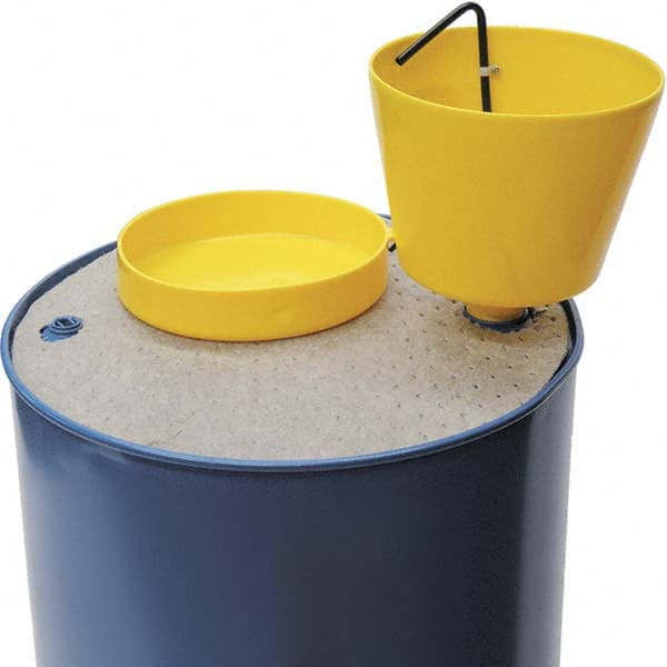 Funnel King - Drum Funnels & Funnel Covers Type: Drum Funnel w/Cover Compatible Drum/Pail Capacity (Gal.): 2 - Apex Tool & Supply