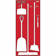 NMC - 30 x 68" Aluminum Shadow Board - Apex Tool & Supply