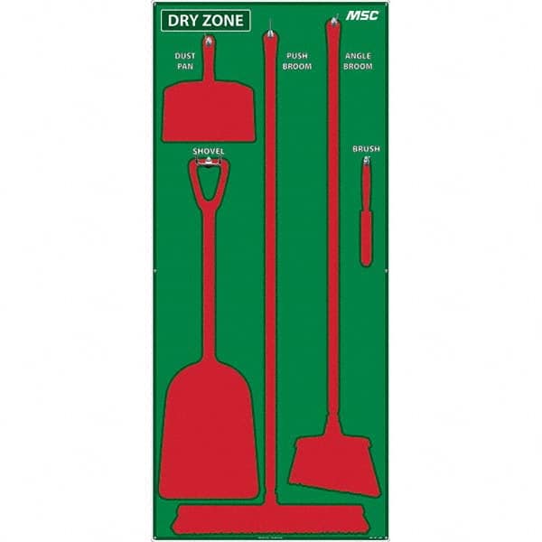 NMC - 30 x 68" Aluminum Shadow Board - Apex Tool & Supply