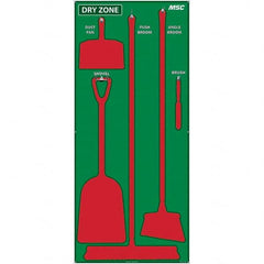 NMC - 30 x 68" Aluminum Shadow Board - Apex Tool & Supply
