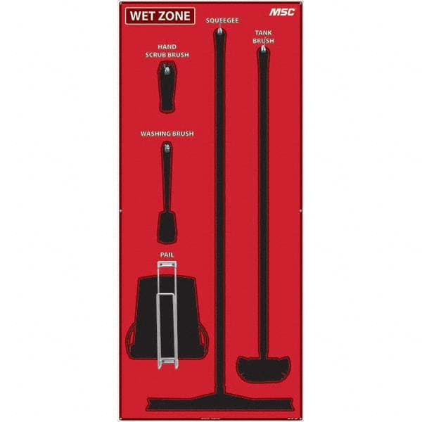 NMC - 30 x 68" Aluminum Shadow Board - Apex Tool & Supply