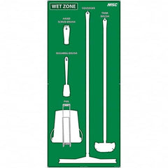 NMC - 30 x 68" Aluminum Shadow Board - Apex Tool & Supply