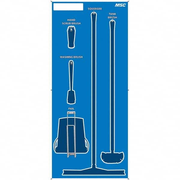 NMC - 30 x 68" Aluminum Composite Panel Shadow Board - Apex Tool & Supply