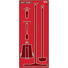 NMC - 30 x 68" Aluminum Shadow Board - Apex Tool & Supply
