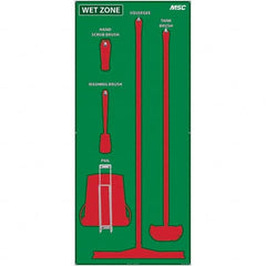 NMC - 30 x 68" Aluminum Composite Panel Shadow Board - Apex Tool & Supply