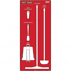 NMC - 30 x 68" Aluminum Composite Panel Shadow Board - Apex Tool & Supply