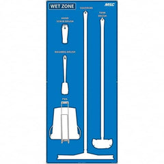 NMC - 30 x 68" Aluminum Shadow Board - Apex Tool & Supply