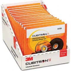 3M - Depressed-Center Wheels Wheel Diameter (Inch): 4-1/2 Wheel Thickness (Decimal Inch): 0.2500 - Apex Tool & Supply