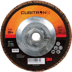 3M - Flap Discs Abrasive Type: Coated Flap Disc Type: Type 27 - Apex Tool & Supply
