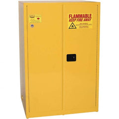 Eagle - Safety Cabinets Hazardous Chemical Type: Flammable and Combustible Liquids Color: Yellow - Apex Tool & Supply