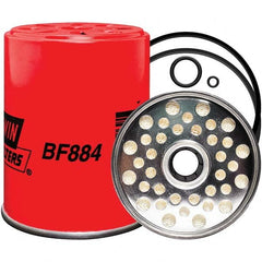 Baldwin Filters - 4-7/16" OAL x 3-15/32" OD Automotive Fuel Filter - Apex Tool & Supply