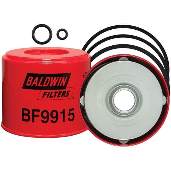 Baldwin Filters - 2-13/16" OAL x 3-7/16" OD Automotive Fuel Filter - Apex Tool & Supply
