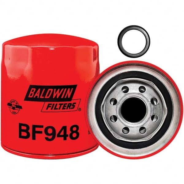 Baldwin Filters - 1 Thread 4-3/8" OAL x 3-11/16" OD Automotive Fuel Filter - Apex Tool & Supply