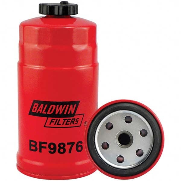 Baldwin Filters - 1 Thread 6-21/32" OAL x 3-1/4" OD Automotive Fuel Filter - Apex Tool & Supply