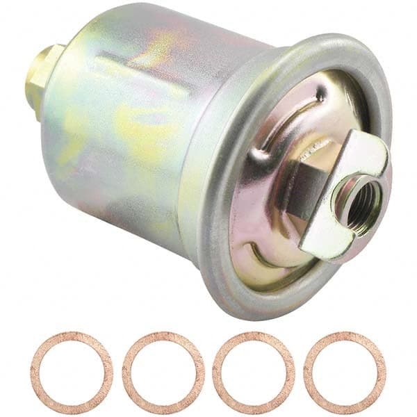 Baldwin Filters - 3-31/32" OAL x 2-17/32" OD Automotive Fuel Filter - Apex Tool & Supply