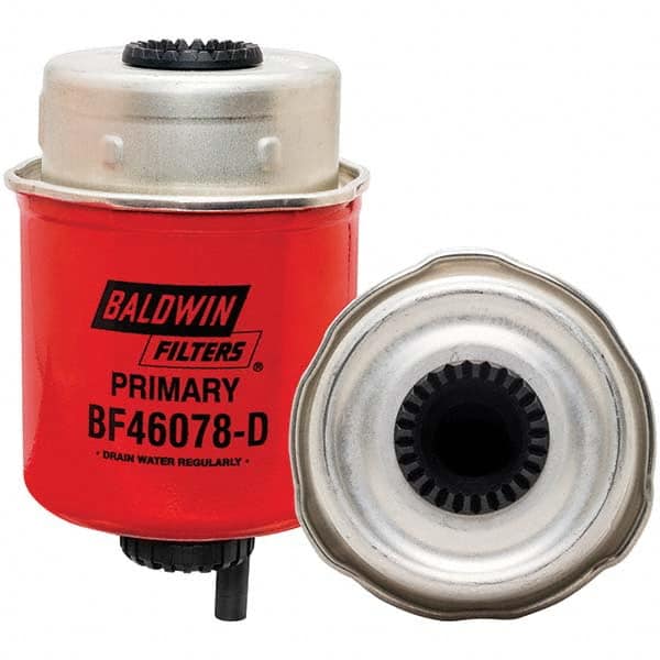 Baldwin Filters - 5-9/32" OAL x 3-1/8" OD Automotive Fuel Filter - Apex Tool & Supply