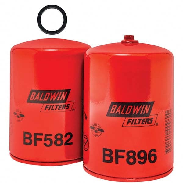Baldwin Filters - 13/16 Thread 5-21/32" OAL x 3-11/16" OD Automotive Fuel Filter - Apex Tool & Supply