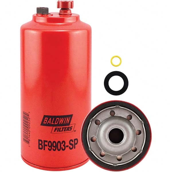 Baldwin Filters - 1 Thread 9-7/32" OAL x 4-1/4" OD Automotive Fuel/Water Separator Element - Apex Tool & Supply