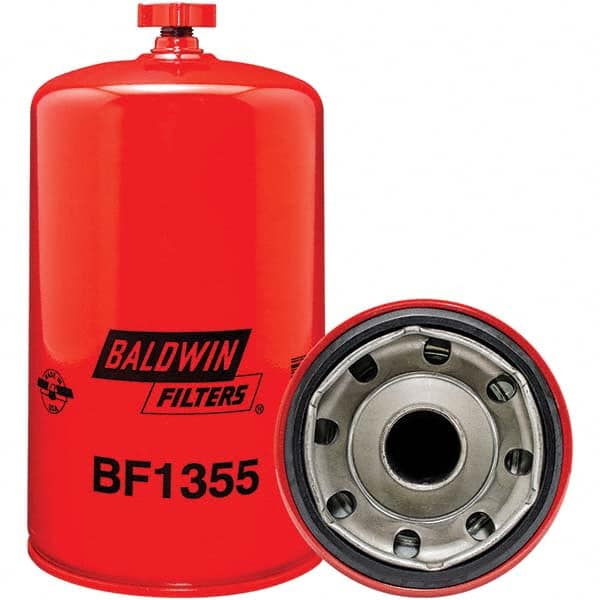 Baldwin Filters - 1-1/4 Thread 8-29/32" OAL x 4-11/16" OD Automotive Fuel/Water Separator Element - Apex Tool & Supply