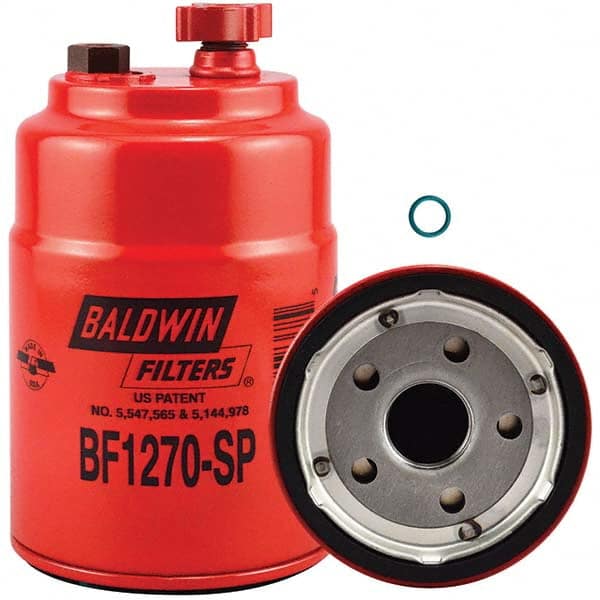 Baldwin Filters - 1 Thread 6-1/16" OAL x 3-11/16" OD Automotive Fuel/Water Separator Element - Apex Tool & Supply