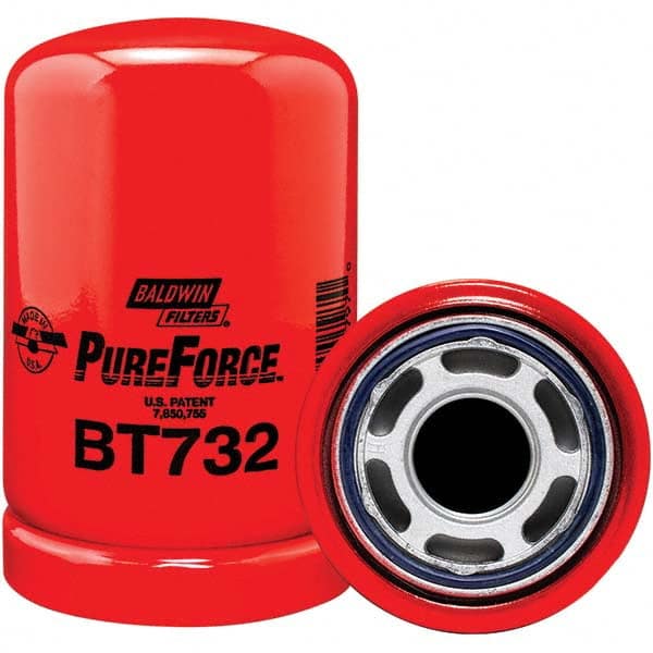 Baldwin Filters - 1-3/8 Thread 6-1/8" OAL x 3-3/4" OD Automotive Hydraulic Filter - Apex Tool & Supply