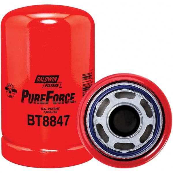 Baldwin Filters - 1-3/8 Thread 6-1/8" OAL x 3-3/4" OD Automotive Hydraulic Filter - Apex Tool & Supply