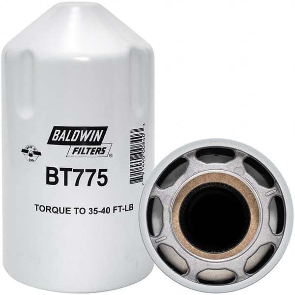 Baldwin Filters - 3 Thread 8-13/16" OAL x 5" OD Automotive Hydraulic Filter - Apex Tool & Supply