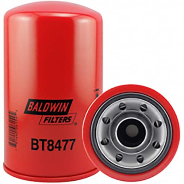 Baldwin Filters - 1-1/4 Thread 8-11/16" OAL x 5-1/8" OD Automotive Hydraulic Filter - Apex Tool & Supply