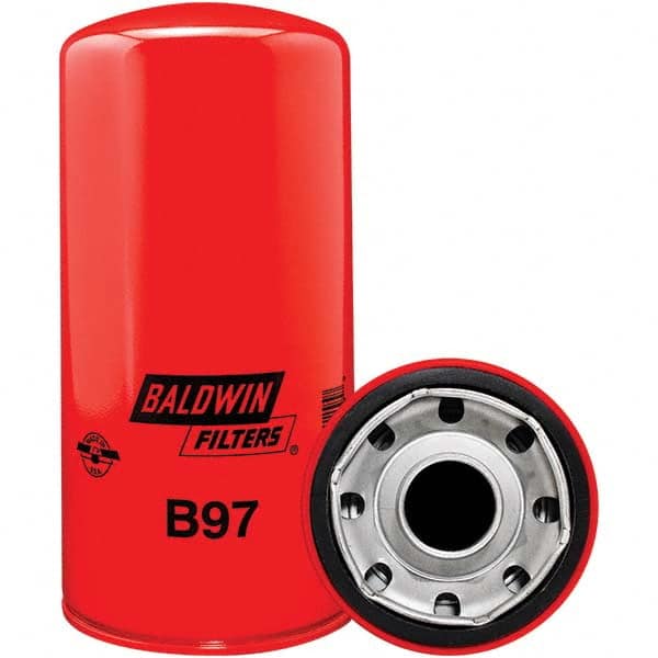Baldwin Filters - 1-1/2 Thread 9-29/32" OAL x 4-21/32" OD Automotive Oil Filter - Apex Tool & Supply