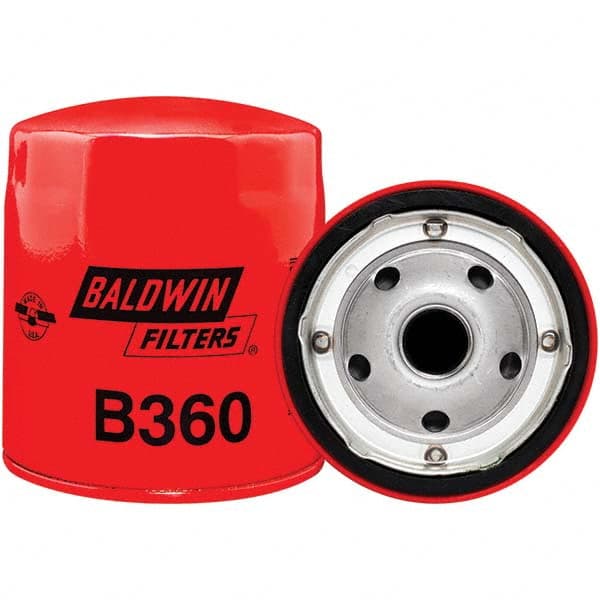 Baldwin Filters - 13/16 Thread 4-3/8" OAL x 3-13/16" OD Automotive Oil Filter - Apex Tool & Supply