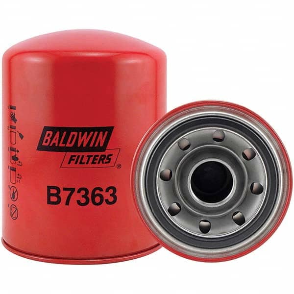 Baldwin Filters - 1-1/2 Thread 7" OAL x 5-3/8" OD Automotive Oil Filter - Apex Tool & Supply