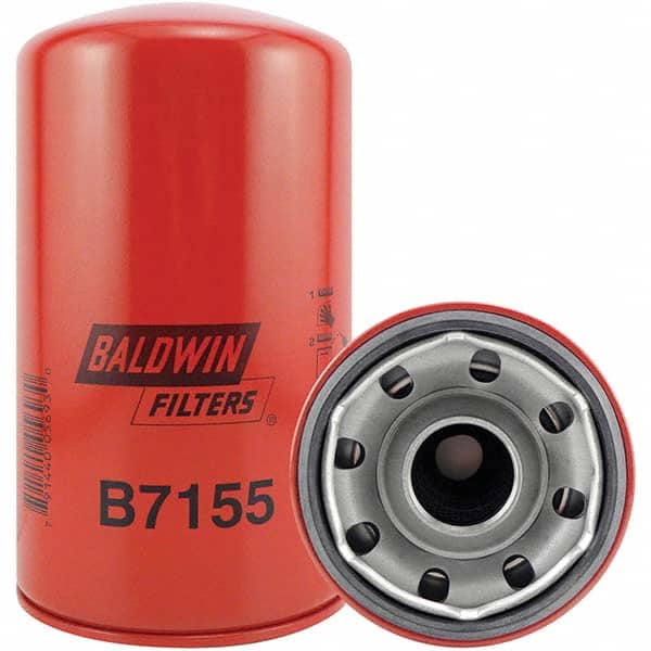 Baldwin Filters - 1-1/2 Thread 8-1/8" OAL x 4-21/32" OD Automotive Oil Filter - Apex Tool & Supply
