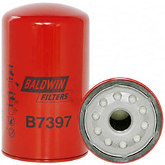 Baldwin Filters - 1-1/8 Thread 7-3/8" OAL x 4-1/4" OD Automotive Oil Filter - Apex Tool & Supply