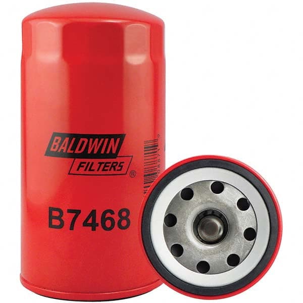 Baldwin Filters - 1-1/8 Thread 8-11/32" OAL x 4-3/8" OD Automotive Oil Filter - Apex Tool & Supply