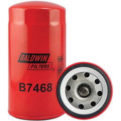 Baldwin Filters - 1-1/8 Thread 8-11/32" OAL x 4-3/8" OD Automotive Oil Filter - Apex Tool & Supply