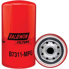 Baldwin Filters - 3/4 Thread 7-1/8" OAL x 3-11/16" OD Automotive Oil Filter - Apex Tool & Supply