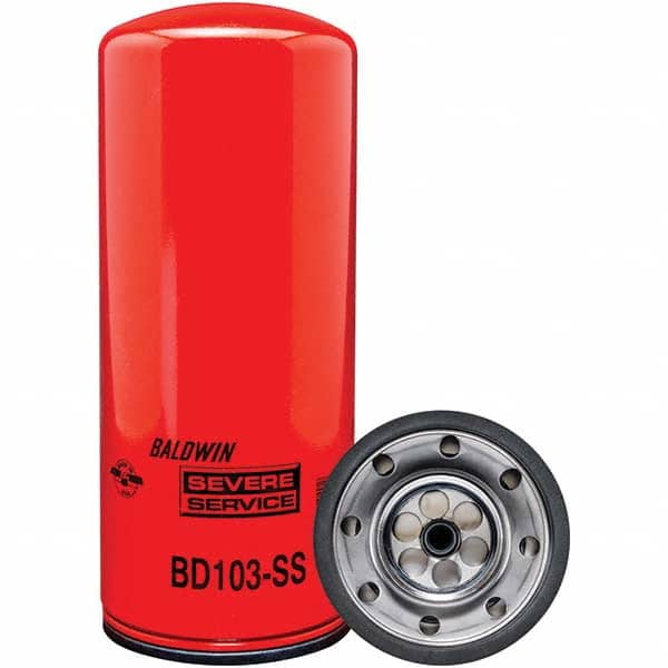 Baldwin Filters - 2-1/4 Thread 11-13/32" OAL x 4-21/32" OD Automotive Oil Filter - Apex Tool & Supply