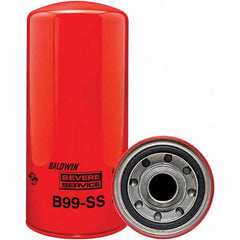 Baldwin Filters - 1-1/2 Thread 12-3/32" OAL x 5-3/8" OD Automotive Oil Filter - Apex Tool & Supply