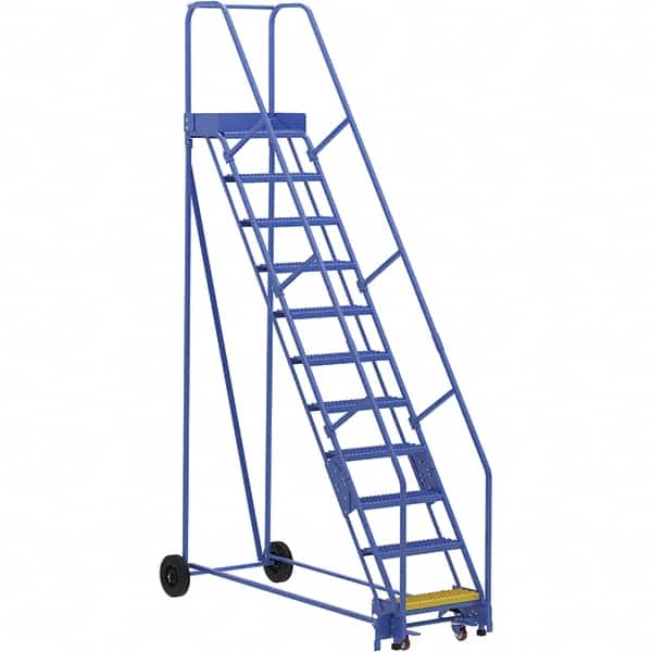 Vestil - 140" High 350 Lb Capacity 11 Step Ladder - Apex Tool & Supply