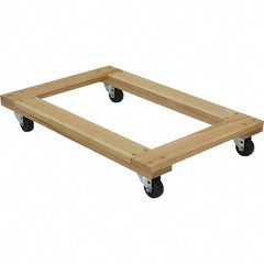Vestil - 900 Lb Capacity Hardwood Dolly - 36" Long x 24" Wide - Apex Tool & Supply